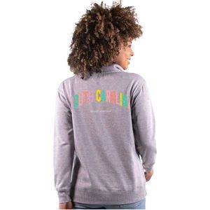 Simply Southern South Carolina Quarter Zip Pullover Size L NWT